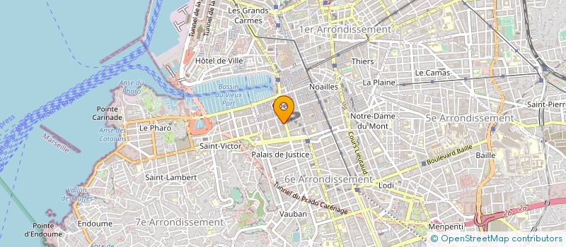 localisation de l'entreprise LAURENT GIUSTINIANI - ISABELLE PARIS - ROMAIN CALVAYRAC : NOTAIRES ASSOCIES D'UNE SOCIETE CIVILE PROFESSIONNELLE TITULAI à MARSEILLE