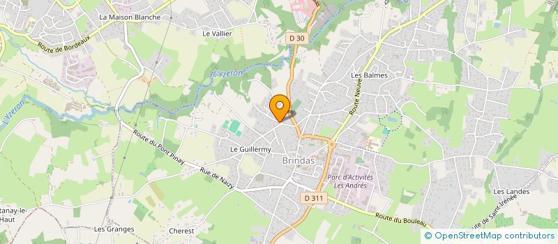 localisation de l'entreprise LAURENT GRANGER IMMOBILIER  BRINDAS