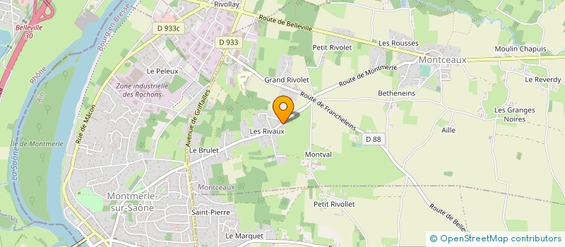 localisation de l'entreprise LAURENT GUIDE CEREALES à FRANCHELEINS