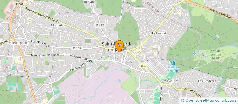 localisation de l'entreprise LAURENT GUITOU, JEAN-MARC PORTE, STEPHANIE CLEMENT-LAMY COMMISSAIRES DE JUSTICE ASSOCIES  SAINT-MEDARD-EN-JALLES