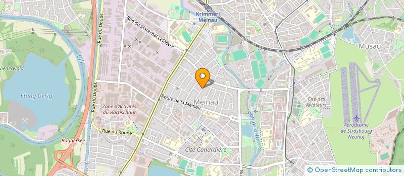 localisation de l'entreprise LAURENT HALTER ASSURANCES à STRASBOURG