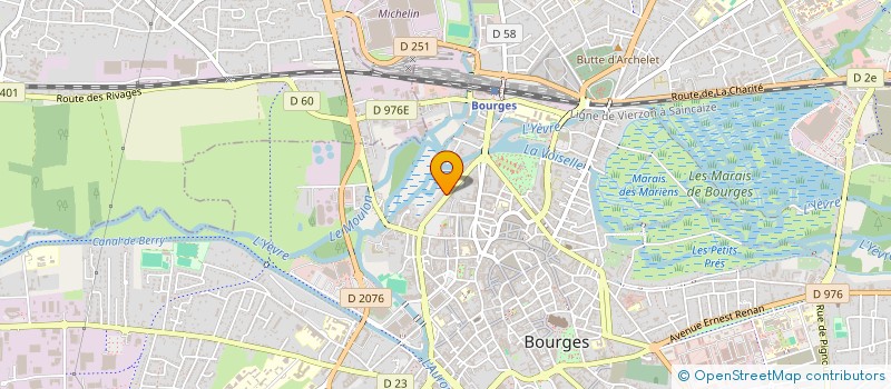 localisation de l'entreprise LAURENT HUDZIAK  BOURGES