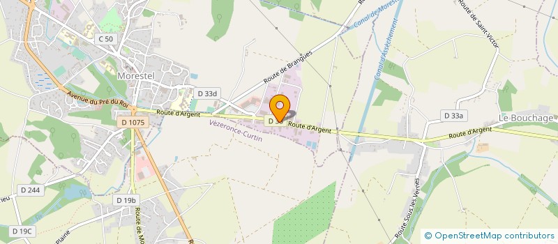 localisation de l'entreprise LAURENT HYDRAULIQUE  MORESTEL