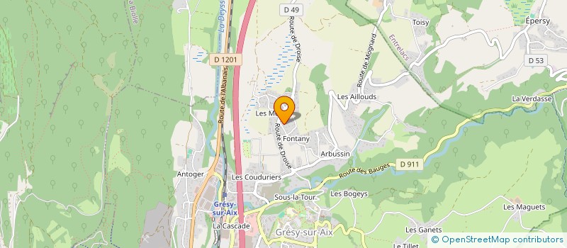 localisation de l'entreprise LAURENT IMMO ACCESS  GRESY-SUR-AIX