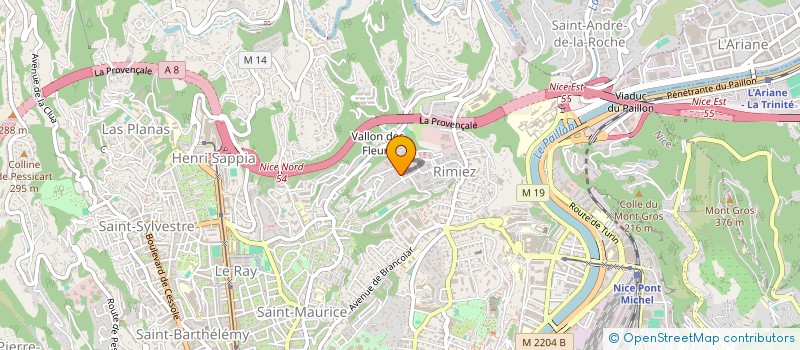 localisation de l'entreprise LAURENT JEULIN INVESTISSEMENTS à NICE