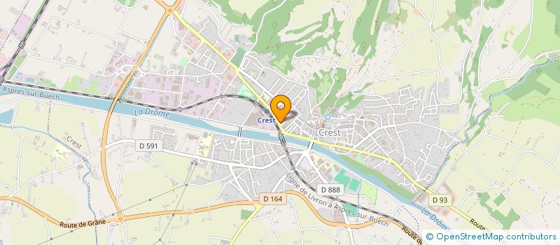 localisation de l'entreprise LAURENT KOSMALA, CARINE FIGUERAS-KOSMALA ET GILLES DOREE, NOTAIRES ASSOCIES  CREST