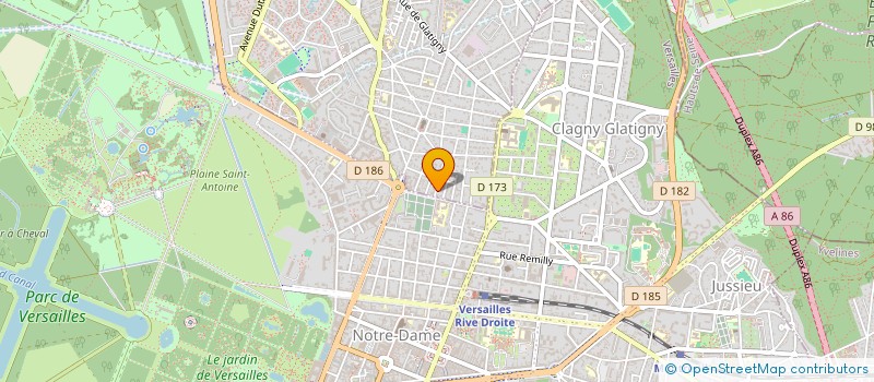 localisation de l'entreprise LAURENT LE GRIN EURL  LE CHESNAY-ROCQUENCOURT