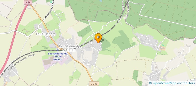 localisation de l'entreprise LAURENT LEBRUN  GRAND BOURGTHEROULDE