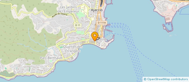 localisation de l'entreprise LAURENT LECA  AJACCIO