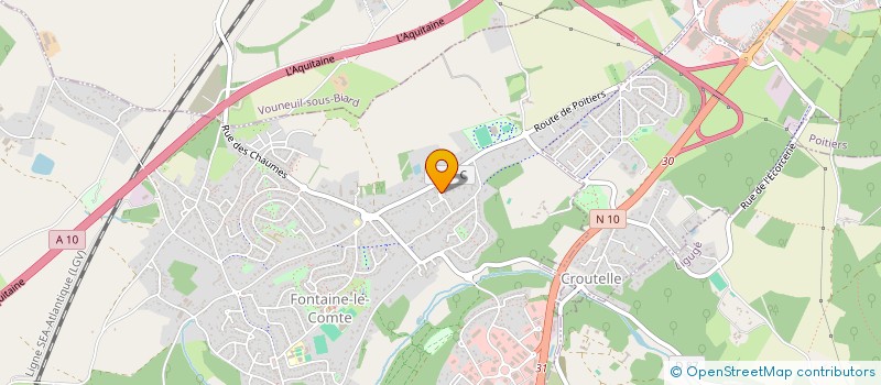 localisation de l'entreprise LAURENT LESAGE SAS  FONTAINE-LE-COMTE