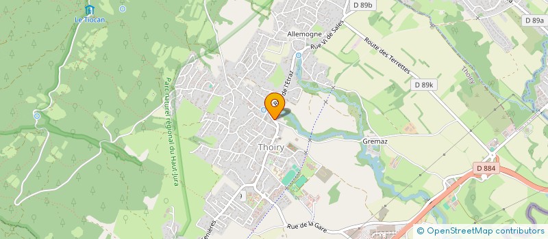 localisation de l'entreprise LAURENT LHOSTE  THOIRY