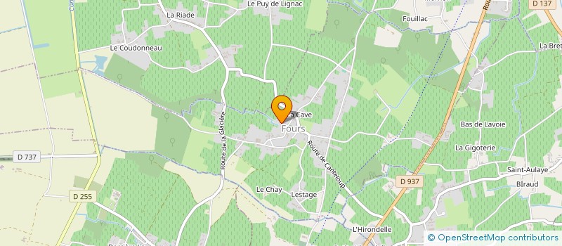 localisation de l'entreprise LAURENT MICHEL ET JACQUES à SAINT-SEURIN-DE-CURSAC