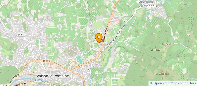 localisation de l'entreprise LAURENT PAMATO  SAINT-ROMAIN-EN-VIENNOIS