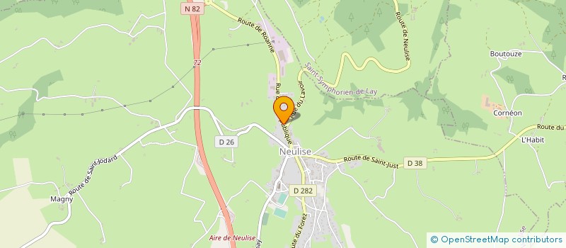 localisation de l'entreprise LAURENT PASCAL  NEULISE