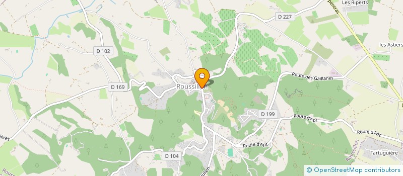 localisation de l'entreprise LAURENT PASERO  ROUSSILLON