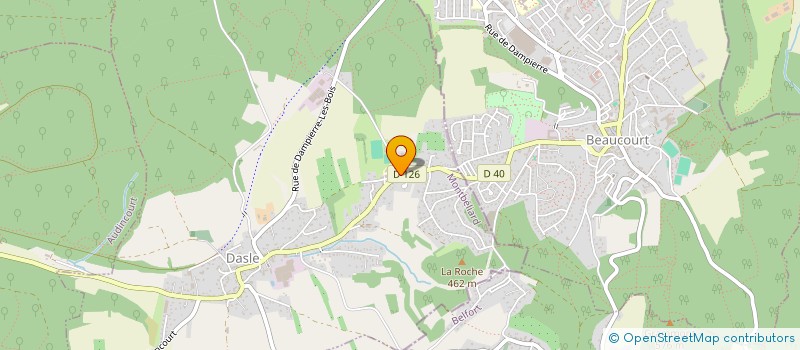 localisation de l'entreprise LAURENT PAYSAGES à DASLE