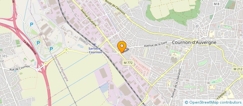 localisation de l'entreprise LAURENT PERE ET FILS  COURNON-D'AUVERGNE