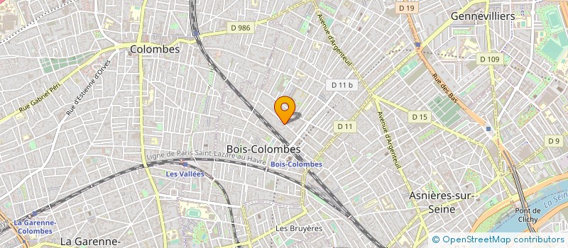 localisation de l'entreprise LAURENT PETIARD ART CONSULTANT à BOIS-COLOMBES