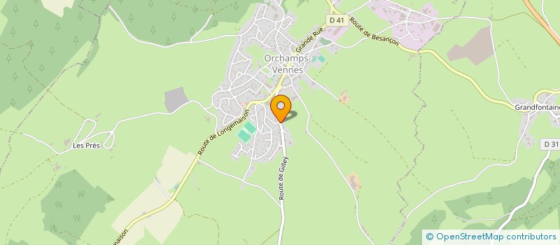 localisation de l'entreprise LAURENT PILLOT TRAVAUX PUBLICS  MONTEUX