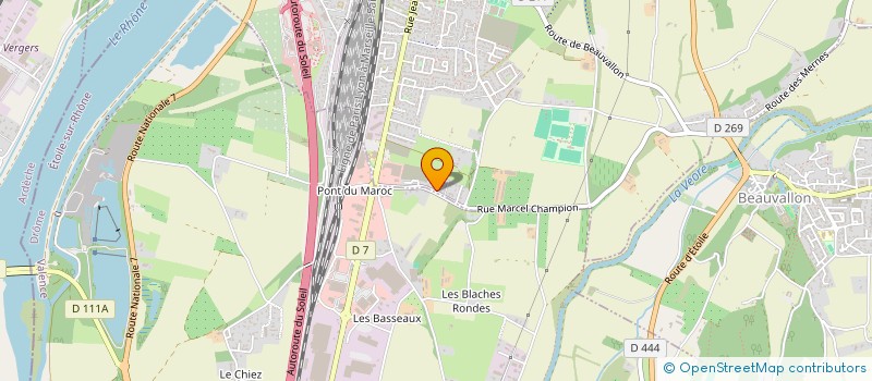 localisation de l'entreprise LAURENT POIDS LOURDS à PORTES-LES-VALENCE