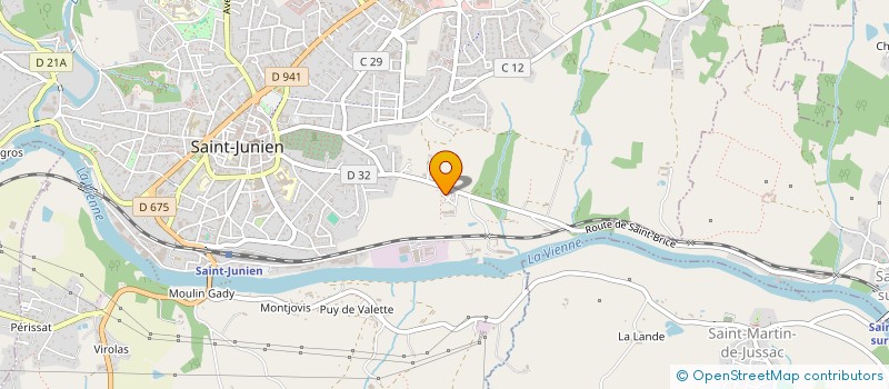localisation de l'entreprise LAURENT QUICHAUD à CHAILLAC-SUR-VIENNE