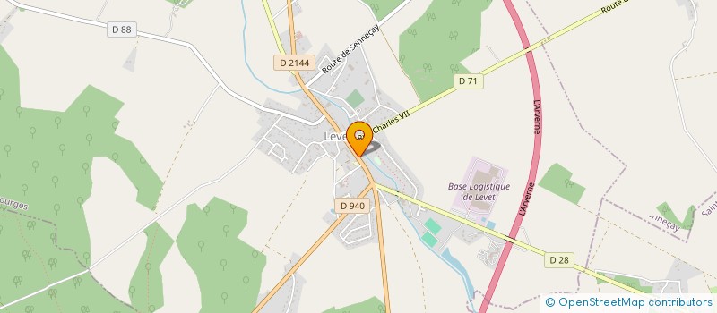 localisation de l'entreprise LAURENT RAINIS VALERIE PREVOST ET VICTOR FORET-DODELIN NOTAIRES ASSOCIES  LEVET