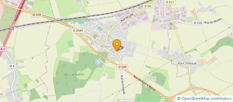 localisation de l'entreprise LAURENT ROHART IMMO  AVELIN