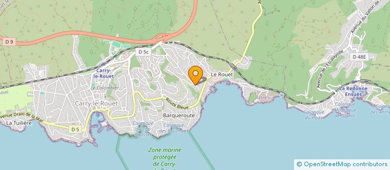 localisation de l'entreprise LAURENT ROUGIER HOLDING  CARRY-LE-ROUET