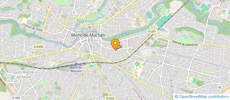 localisation de l'entreprise LAURENT SALLES CONSEIL  MONT-DE-MARSAN
