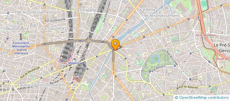 localisation de l'entreprise LAURENT SECRETAN  PARIS