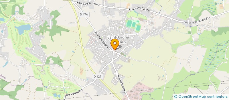 localisation de l'entreprise LAURENT SERENNE  SAINT-ANDRE-DES-EAUX