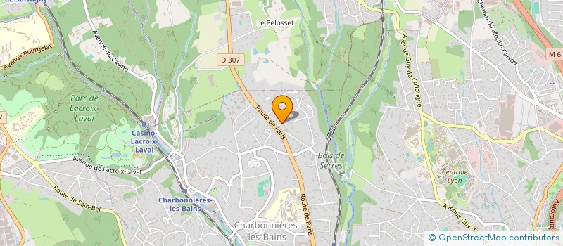 localisation de l'entreprise LAURENT-SEYVE.COM à CHARBONNIERES-LES-BAINS