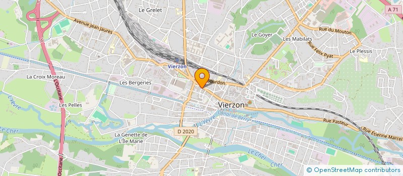 localisation de l'entreprise LAURENT STRANGOLINO  VIERZON