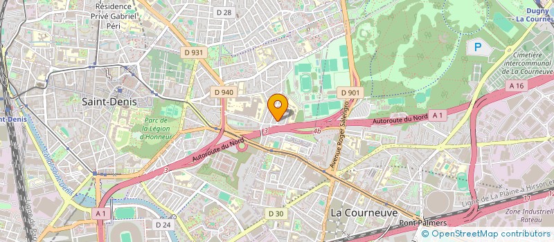 localisation de l'entreprise LAURENT SUEUR  SAINT-DENIS