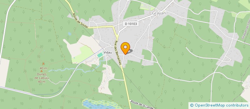 localisation de l'entreprise LAURENT TAXI VTC GRAYAN  GRAYAN-ET-L'HOPITAL