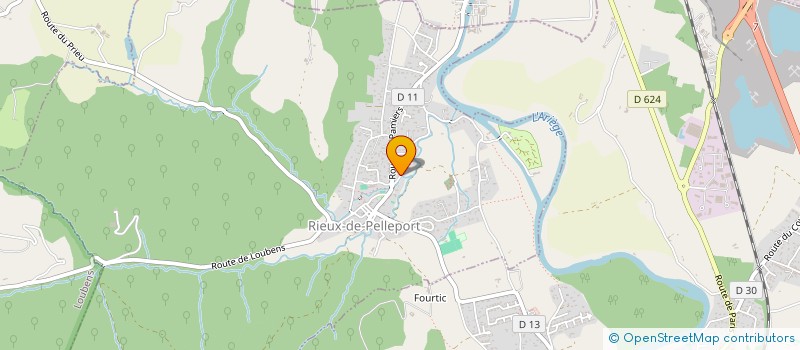 localisation de l'entreprise LAURENT TERRASSEMENTS à RIEUX-DE-PELLEPORT