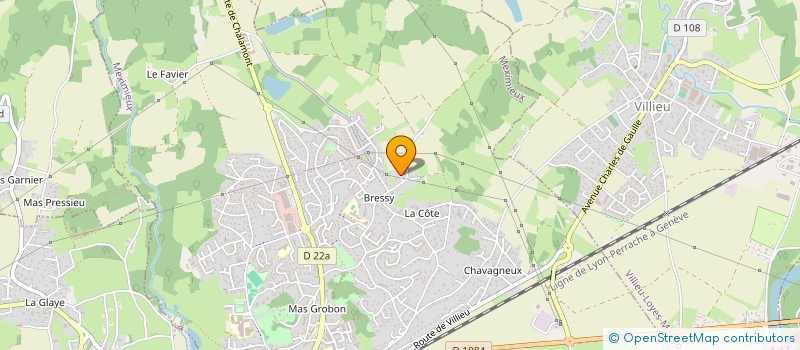 localisation de l'entreprise LAURENT THEVENET  SAINT-MAURICE-DE-GOURDANS