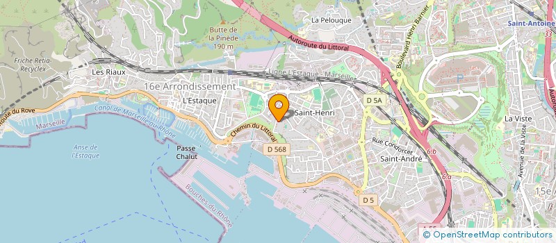 localisation de l'entreprise LAURENT TOUS CORPS D ETAT à MARSEILLE 16EME