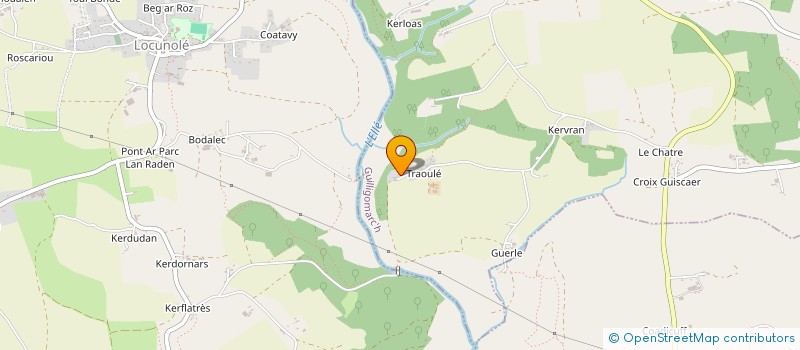 localisation de l'entreprise LAURENT TYLI INVEST  GUILLIGOMARC'H