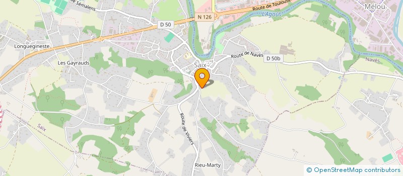 localisation de l'entreprise LAURENT VALETTE  SAIX