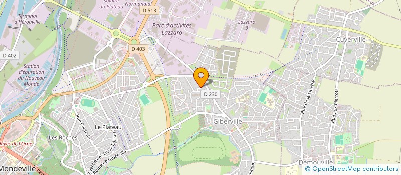 localisation de l'entreprise LAURENT VAUTIER EXPERIENCE  GIBERVILLE