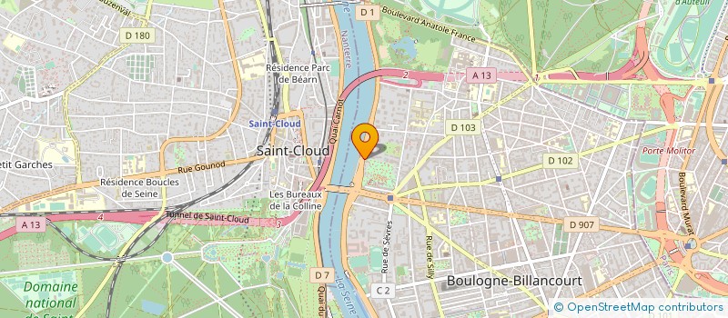 localisation de l'entreprise LAURENT VENTURA PRODUCTION à BOULOGNE BILLANCOURT