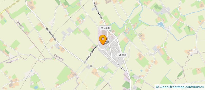 localisation de l'entreprise LAURENT VERDIERE  COMINES