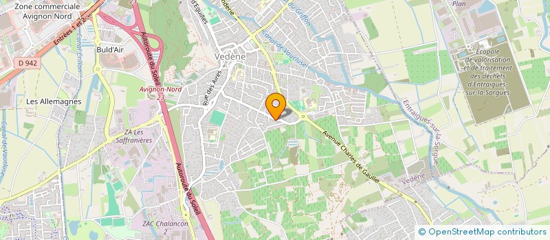 localisation de l'entreprise LAURENT VERNET  VEDENE