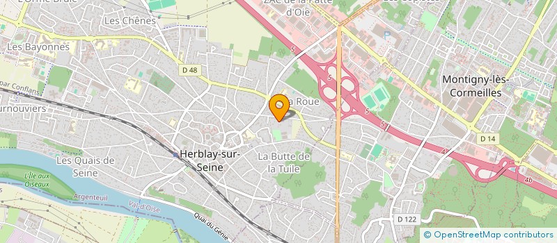 localisation de l'entreprise LAURENT VIDAL CONSULTING  HERBLAY-SUR-SEINE