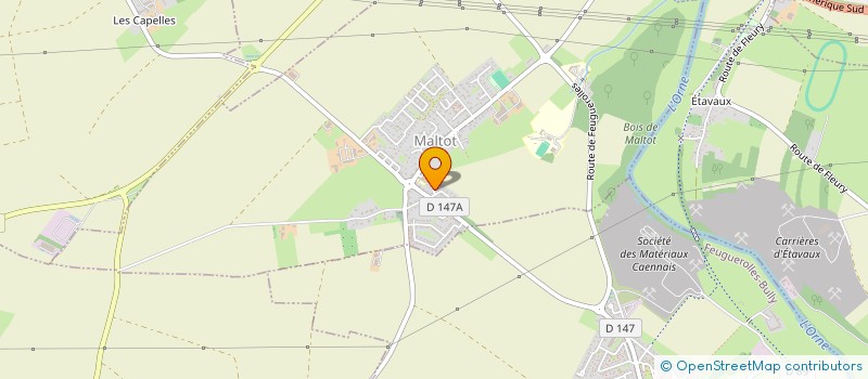localisation de l'entreprise LAURENT VIGNAL AUTOMOBILES  MALTOT
