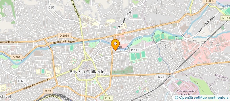 localisation de l'entreprise LAURENT-VTC BRIVE-LA-GAILLARDE  BRIVE-LA-GAILLARDE