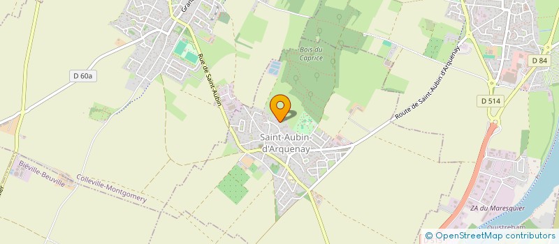 localisation de l'entreprise LAURENT YANN MACONNERIE  SAINT-AUBIN-D ARQUENAY