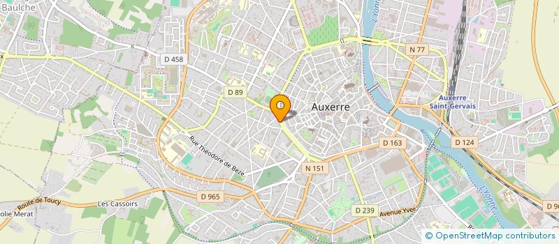 localisation de l'entreprise LAURENT YONNE à AUXERRE