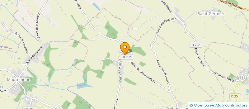 localisation de l'entreprise LAURENTI  TREBONS-SUR-LA-GRASSE